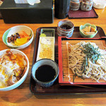 Shinano Ya - ざる蕎麦＆ミニかつ丼セット