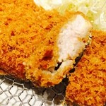 Tonkatsu Maisen - 断面アップ