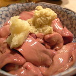 鳥重 - レバ刺し（２０１０年９月）