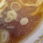 赤湯ラーメン 龍上海 - スープの感じ。                          28.4.15