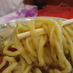 赤湯ラーメン 龍上海 - 麺　アップ！                                   28.4.15