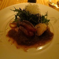 NOBU TOKYO - 炙りマグロとホタテのサラダ仕立て
