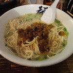 博多麺屋台 た組 - 替え玉と辛子高菜～激ウマ！！