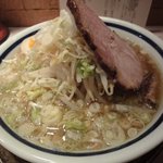 神名備 - 塩ラーメン　長葱＆わけぎバージョン。見た目的には青ネギですが味に遜色はナシ！