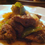 ミルミレ - パングラ　プタン（砂肝のスパイス炒め）