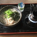 亀嵩駅の手打そば 扇屋 - 釜揚げ蕎麦７００円