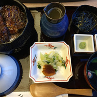 ひつまぶし名古屋備長 大名古屋ビルヂング店 - 櫃まぶし、3100円。（外税）
