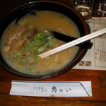 鳥せい - 2008年12月の夜
      しめの鶏ラーメン