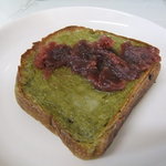 泉北堂 - 極（抹茶）　トーストしてバターとあんこで♪