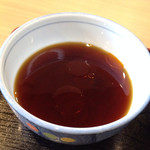 福徳屋 - 2016.4.16  冷たいつゆ汁☆（ラー油入り）