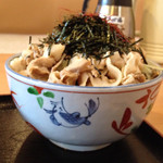 福徳屋 - 2016.4.16  肉つけ蕎麦☆（3人前）横から