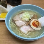 一生懸麺 とっかりⅡ - 塩らーめん(700円)＋おにぎり(130円)