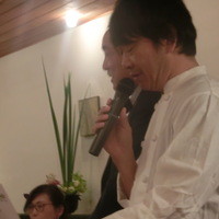イル ギオットーネ 京都本店 - 食事会挨拶される笹島シェフ