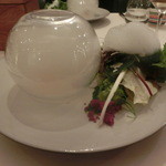 イル ギオットーネ - ゆりはまヒラメのカルパッチョと野菜サラダ