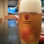 鮨楽こもり - ビールはmaster'sdream