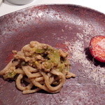 クッチーナ イタリアーナ ガッルーラ - 西尾のオインク豚のボロネーゼ・焼きフルーツトマトを添えて