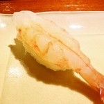 富小路 やま岸 - ボタン海老握り