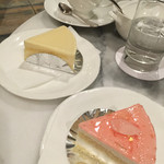 ティーラウンジ スパークル - 桜のケーキ