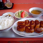 トウゲ餃子 - 餃子定食（８個）