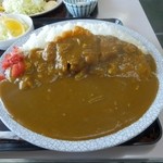 ドライブイン藤原駅 - カツカレー大盛り