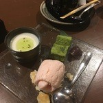 京都祇園 川村 料理平 - コースのデザート盛りあわせ