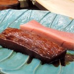 初音鮨 - 中トロ、生・漬け