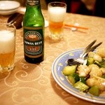 Fuurin Chuuka Taiwan Ryouri - 台湾ビールとイカの辛子炒め