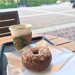 STARBUCKS COFFEE - プレーンケーキドーナツとドリップコーヒー