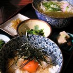 はんじ - 卵かけごはんうどん定食（８００円）