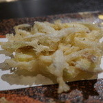 天ぷら　酒菜　醍醐 - しらうおの掻き揚げ・・。