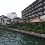 望湖楼 - 露天風呂から見る旅館