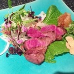 鮨割烹　ふくおか - はねした和牛たたき♪