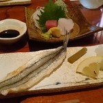 寿司添 - サヨリの一夜干し。