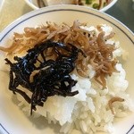 テイスト・オブ・フォレスト - ごはん・昆布・じゃこの有馬煮