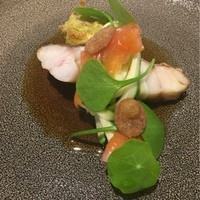 アニエルドール - 5.鱈、花ズッキーニ、ギンギン鮭、海老