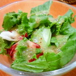 炭火焼きハンバーグ　カキヤス - 洋食セット(マスタードドレッシングのサラダ)
