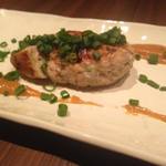 鉄板焼さくら - 地鶏の和つくね焼、白味噌ソース