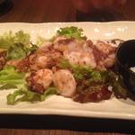 鉄板焼さくら - 水タコのガーリックオイル焼