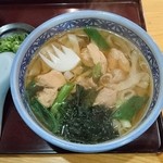 名古屋うどん - 鳥南ばんきしめん定食（800円）