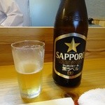 すし兆 - まずはビールで^^