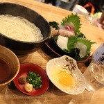 Izakaya Fukurou - 長崎五島直送！鮮魚   五島うどん地獄炊き