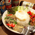 Gapao & green curry