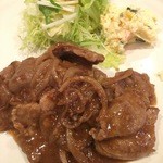 キッチン Kokoro - 豚肉の味噌ソース炒め
