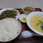 開華園 - 豚肉とピーマンの糸切り