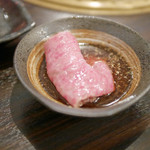 SATOブリアン - 牛肉の王様シャトーブリアンを熊本の橙（だいだい）ポン酢とたっぷりの大根おろしで...