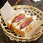 SATOブリアン - 宮崎産和牛シャトーブリアンを使った"ブリかつサンド"