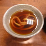 釜竹 - 出汁に入れると