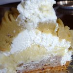 ポン・ヌフ - 和栗のモンブラン　断面図