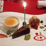 デザート：わがままで盛合せを　記念日用に