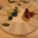 ブルーレマン名古屋 - 太刀魚とナスのルーラード　けしの実香るえぞアワビ